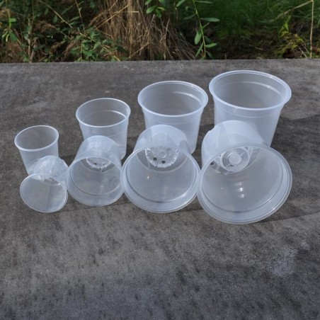 Transparent pots
